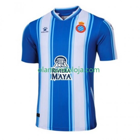 Camisola RCD Espanyol Homem Equipamento Primeiro 2022-2023 Manga Curta